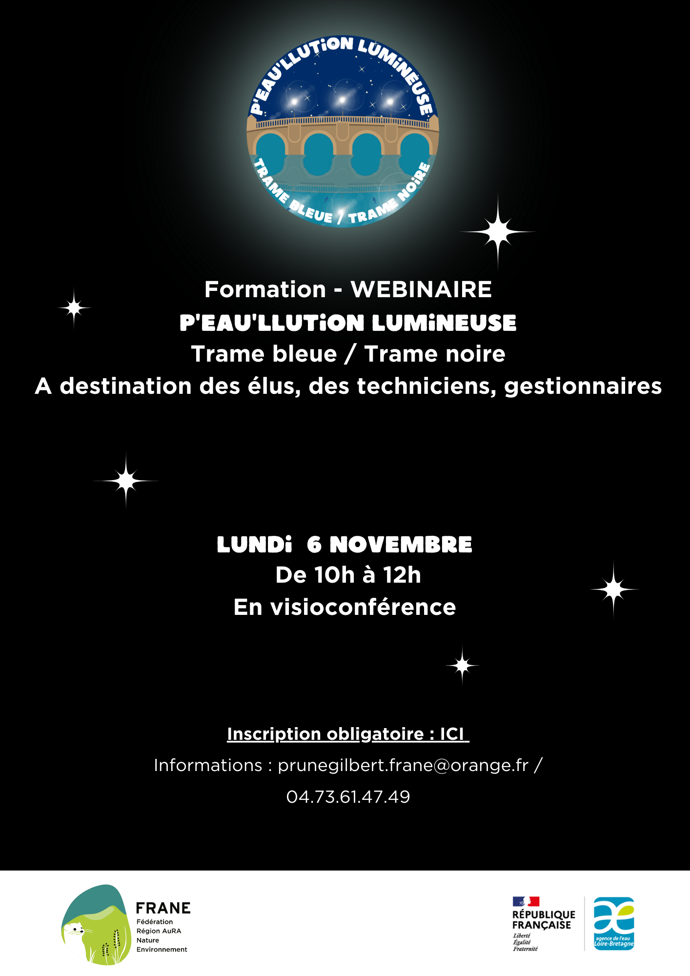 Formation PEaullution lumineuse Trame bleue trame noire 3